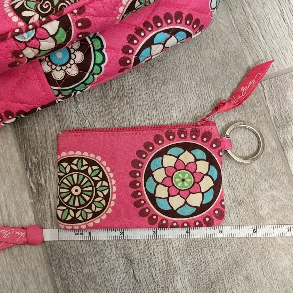 Pink Cupcake zip ID wallet